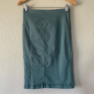 Liverpool Long Pencil Skirt Women’s 2 Evergreen Stretch Pull On Office Fairy